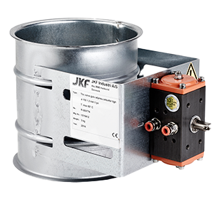 Throttle valve 80-160 mm pneumatic